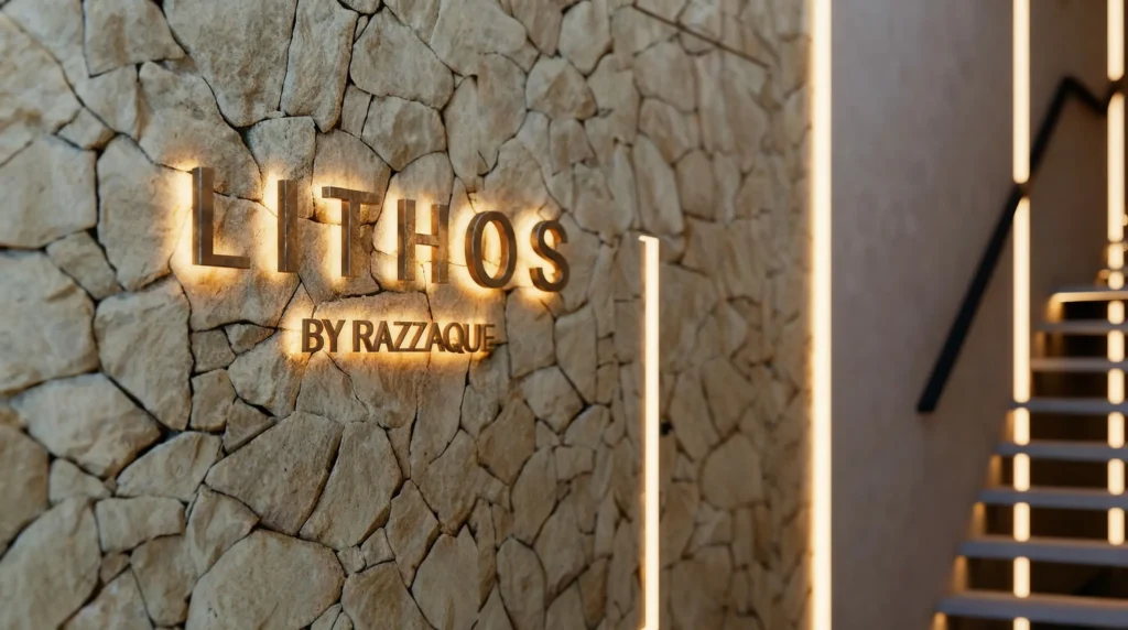 Bronze color of Lithos logo