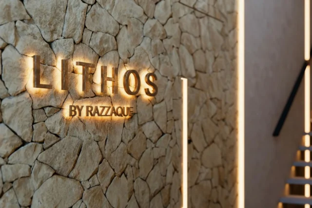 Bronze color of Lithos logo